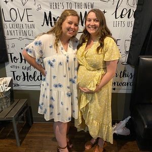 Yellow- Floral Dress